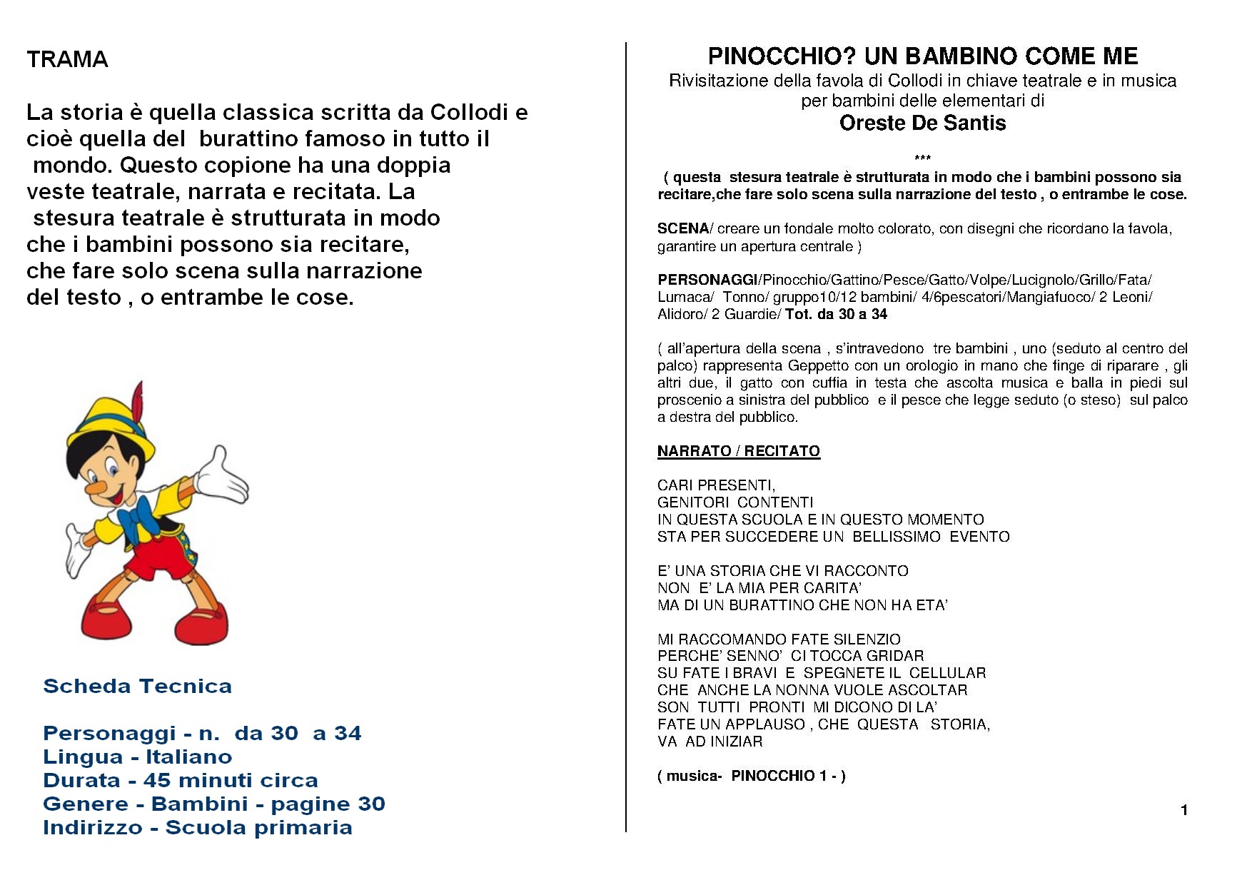 copioni teatrali per bambini da