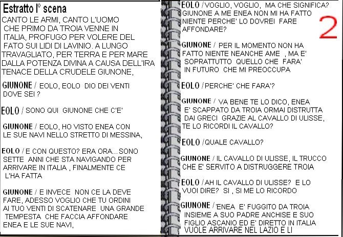 ENEIDE testo teatrale in musica per bambini di Oreste De Santis, recita,  scuola, enea, didone, roma, re latino, mercurio , giove,  giunone,palinuro,eolo,nettuno, fondazione, di,ercole, sibilla  cumana,venere, troia, giunone, anchise, ascanio, 5 classe,quint